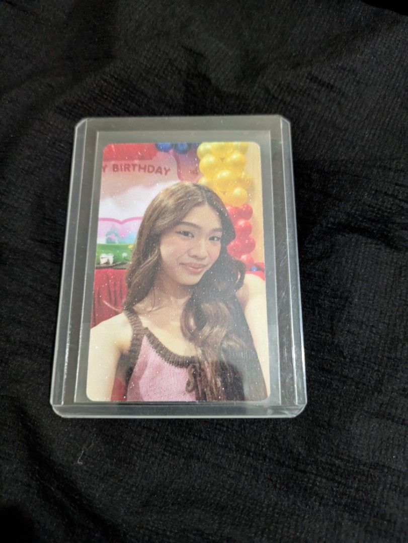 BINI Stacey BLOOMPH Unseen Photocard (Category: Other Merchandise) located in Tacloban City. Submitted by 0309sales (Listing ID 1466136403, Image 1). Description: from bloomph's biniverse world tour donation perks.