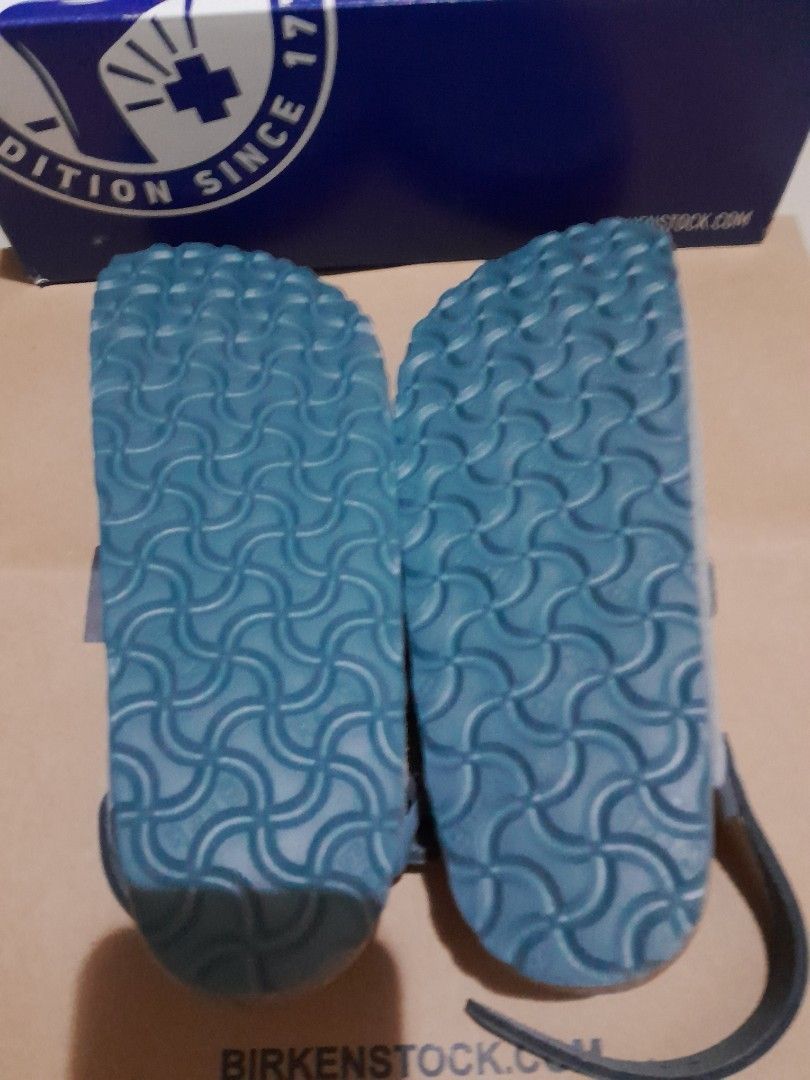 Birkenstock Tokio II (Category: Flats & Sandals) located in Manila. Submitted by spicykick (Listing ID 1466091690, Image 3). Description: - Color: Basalt Grey Suede - Size: 38 narrow - Features: Adjustable backstrap - Inclusion: Original shoebox included - Condition: Excellent, ready to wear.