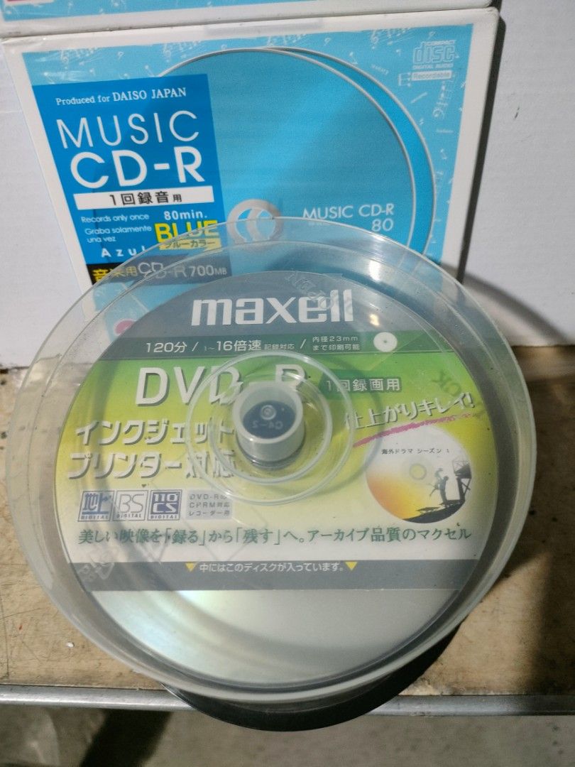Blank CD DVD (Category: CDs & DVDs) located in Malolos. Submitted by anthony_collectibles (Listing ID 1465982687, Image 2). Description: Blank DVD - 40pcs Blank CD - 2pcs take all for 500.