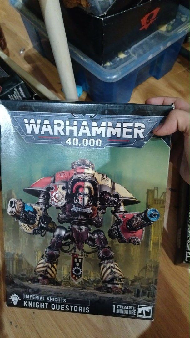 BNIB KNIGHT QUESTORIS (Category: Board Games & Puzzles) located in Bacoor. Submitted by duke_toys (Listing ID 1465999234, Image 1). Description: Can trade for an ork stompa (NIS/BNIB also) Buyer Shoulder Shipping Loc: Bacoor/Las-Piñas.