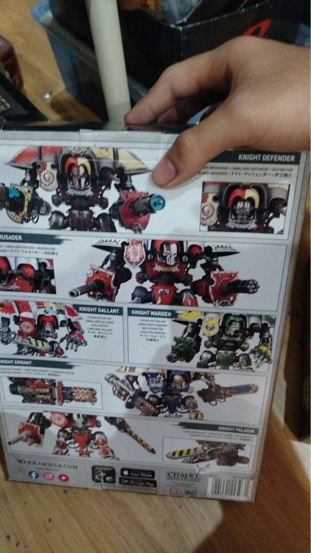 BNIB KNIGHT QUESTORIS (Category: Board Games & Puzzles) located in Bacoor. Submitted by duke_toys (Listing ID 1465999234, Image 2). Description: Can trade for an ork stompa (NIS/BNIB also) Buyer Shoulder Shipping Loc: Bacoor/Las-Piñas.