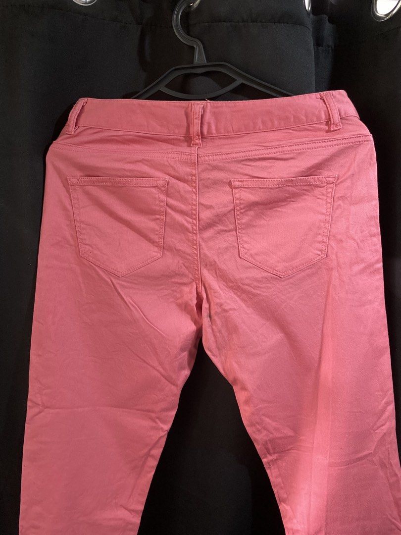 Bossini Pink Casual Pants Size 26 (Category: Jeans) located in Amadeo. Submitted by selectsbysam (Listing ID 1465969127, Image 2). Description: - Brand: Bossini - Color: Fun Pink - Size: 26 / 165/66Y - Closure: Classic zip and button fly - Pockets: Functional front and back pockets - Style: Casual, perfect for daily outfits or days out - Pairing: Easy to match with basic tees or blouses.
