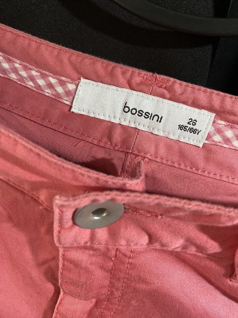 Bossini Pink Casual Pants Size 26 (Category: Jeans) located in Amadeo. Submitted by selectsbysam (Listing ID 1465969127, Image 3). Description: - Brand: Bossini - Color: Fun Pink - Size: 26 / 165/66Y - Closure: Classic zip and button fly - Pockets: Functional front and back pockets - Style: Casual, perfect for daily outfits or days out - Pairing: Easy to match with basic tees or blouses.