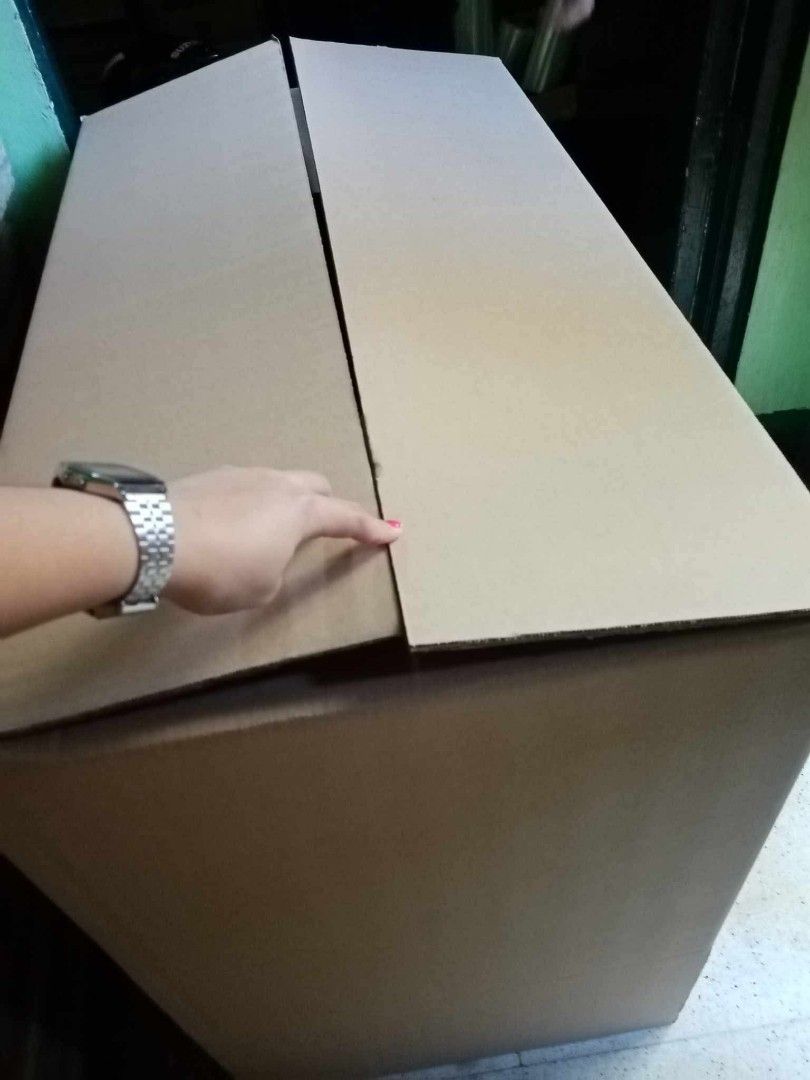 Brandnew Balikbayan box Big Size (Category: Looking For) located in Manila. Submitted by michelle1095 (Listing ID 1466083307, Image 3). Description: 📢‼️Brand New Corrugated Box 33" x 19" x 19" Large - Heavy Duty BRAND NEW CORRUGATED BOX SIZE: 33" x 19" x 19" (L x W x H) ON HAND! BULK STOCKS! ✔️ Brand New - Makapal ✔️ Heavy Duty & Matibay ✔️ Large Size - 33 x 19 x 19 inches ✔️ Flat Packed / Folded ✔️ Perfect for Moving, Storage, Shipping For Movi
