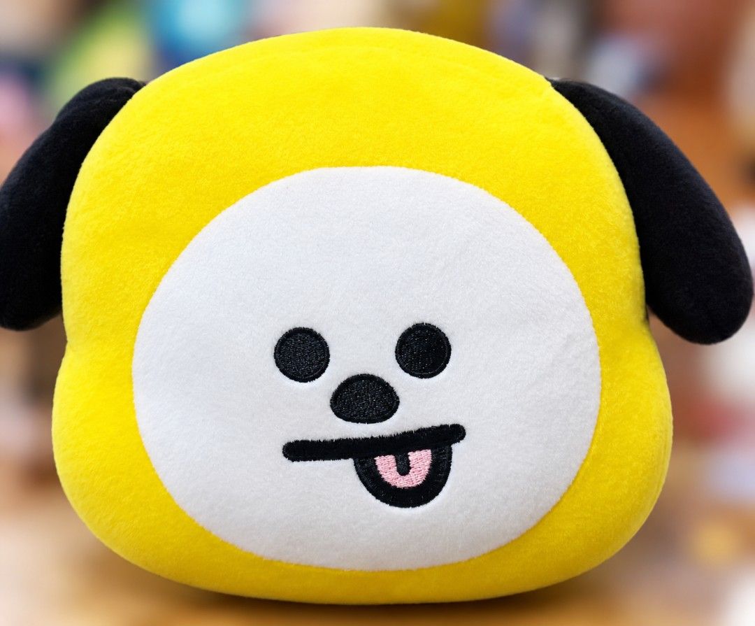 BT21 CHIMMY HEAD PILLOW (Category: K-Wave Merchandise) located in Quezon City. Submitted by 4_leaf_clover (Listing ID 1465573510, Image 3). Description: DIRECT SHIPPING FROM SUPPLIER 30CM P450.00 **issue: color transfer from plushie ears** PAYO + MINIMAL SF DM.