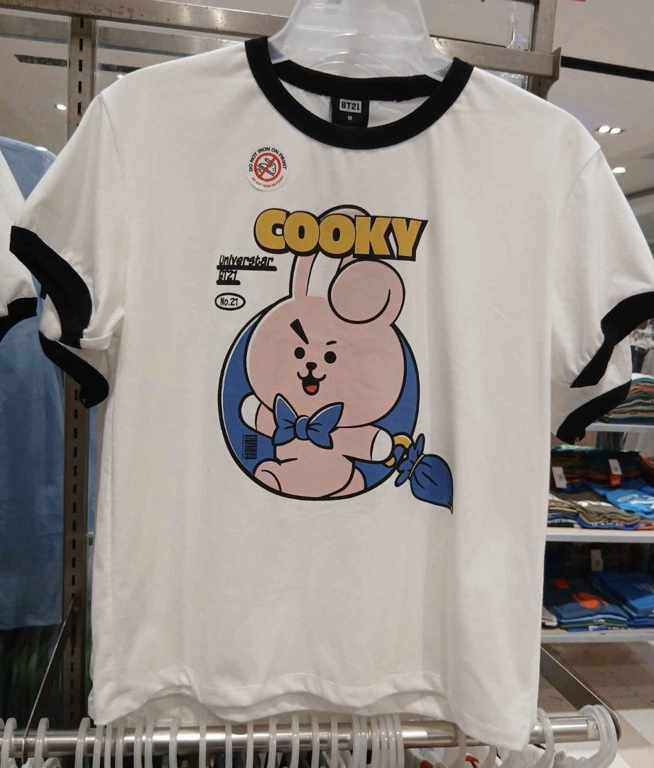 bts bt21 cooky shirt (Category: Music Accessories) located in Makati City. Submitted by shophallyuwantph (Listing ID 1465996218, Image 1). Description: bts bt21 cooky shirt ₱950 – M - XL PAYO 50% DP || 50% 2 weeks DOP.