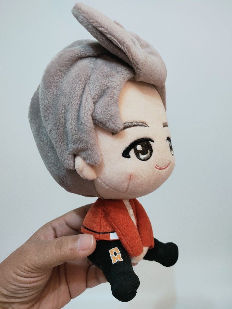 BTS TinyTan RM Mic Drop Version Ichiban Kuji Small Sitting Plush (Category: Plushies & Soft Toys) located in Antipolo. Submitted by bhabiegraciefashionlab (Listing ID 1466097888, Image 2). Description: 💜✨BTS TinyTan RM Mic Drop Version Ichiban Kuji Small Sitting Plush ✨💜 🇯🇵Authentic From Japan 📸Actual Photos posted, what you see is what you'll get 😍Perfect for BTS Fans/Armys /Tinytan Collectors or for gifting 🔖Like New 💸MOP 👉🏻Gcash /Mar