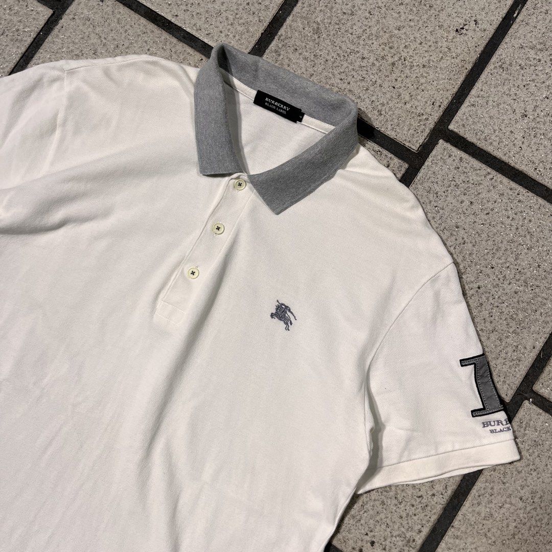 Burberry black label (Category: Tshirts & Polo Shirts ) located in Bacolod City. Submitted by hanap_ukay_540 (Listing ID 1466107736, Image 2). Description: Burberry black label size 4 Dimensions: 27Length | 21Width Excellent condition No issue Price: 1200 OBO🫶 Location: Bacolod City Negros Occ Dm me if interested 📥.