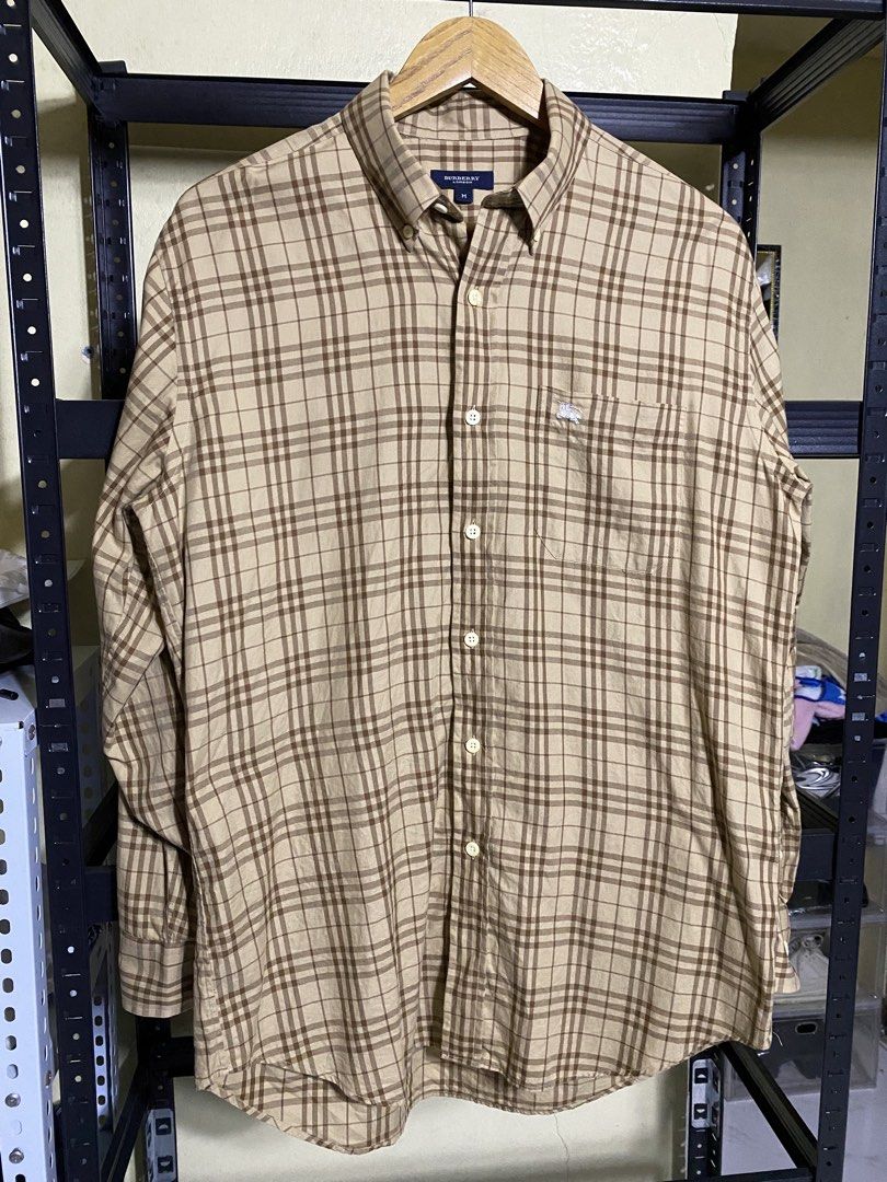 Burberry Long Sleeve Brown/Beige (Category: Formal Shirts) located in San Jose. Submitted by shady.archives (Listing ID 1466096225, Image 1). Description: Best Fit Large 22.5 x 30.