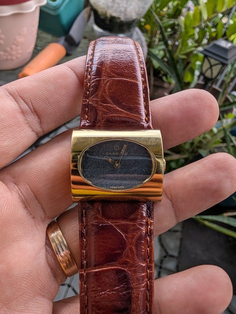 Candino Ladies Watch (Category: Women's Watches) located in Makati City. Submitted by greatbuysmnl (Listing ID 1465966601, Image 1). Description: Candino Ladies Watch Swiss Quartz Movement Gold plated. Curved glass 24mm lug width in Excellent working condition.