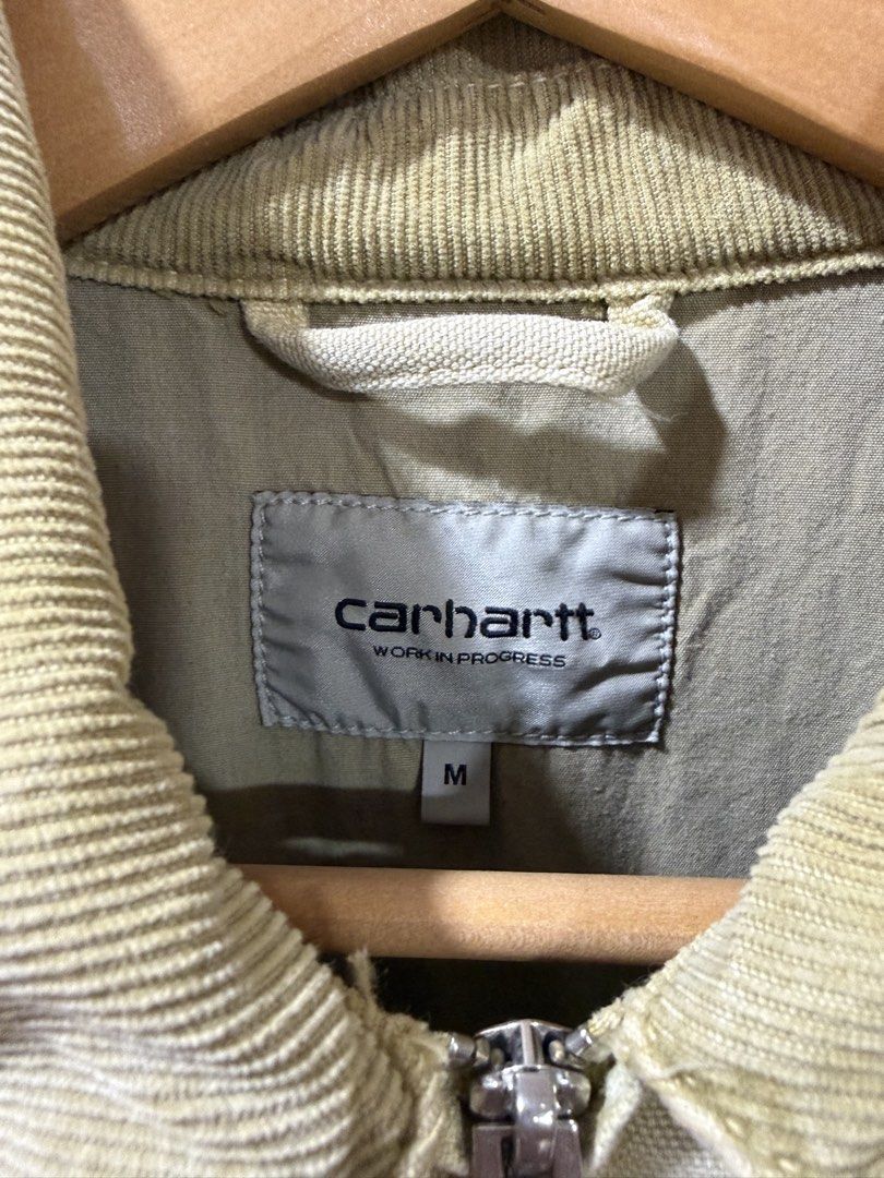 Carhartt WIP OG Detroit Jacket (Unlined) (Category: Coats, Jackets and Outerwear) located in Quezon City. Submitted by mbsales01 (Listing ID 1466048430, Image 2). Description: No issue (Good as new) 27x25in Used 4-5 times RFS: no longer using MOP: BDO/Gcash Shipping: Grab/Lalamove/J&T (booked by buyer) Loc: Congressional Ave QC.