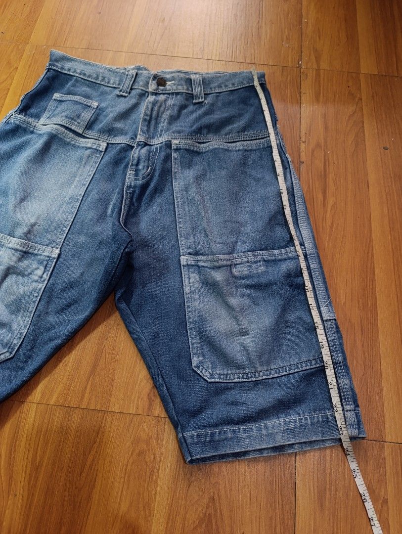 Carpenter Jeans Jorts 8 Pockets (Category: Shorts) located in Bulacan. Submitted by koritoo (Listing ID 1465957021, Image 3). Description: Carpenter Jeans Jorts 8 Pockets Good as new no issue Size M Dimensions: 30 Width 23 Length 8 Hem Color rate: 10/10.