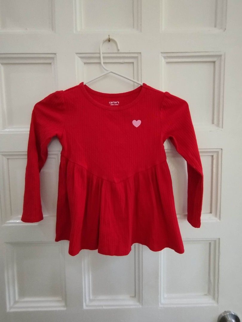 Carter's red little dress (Category: Babies & Kids Fashion) located in Las Pinas. Submitted by wisedragon-84af (Listing ID 1465960240, Image 1). Description: size 5T.