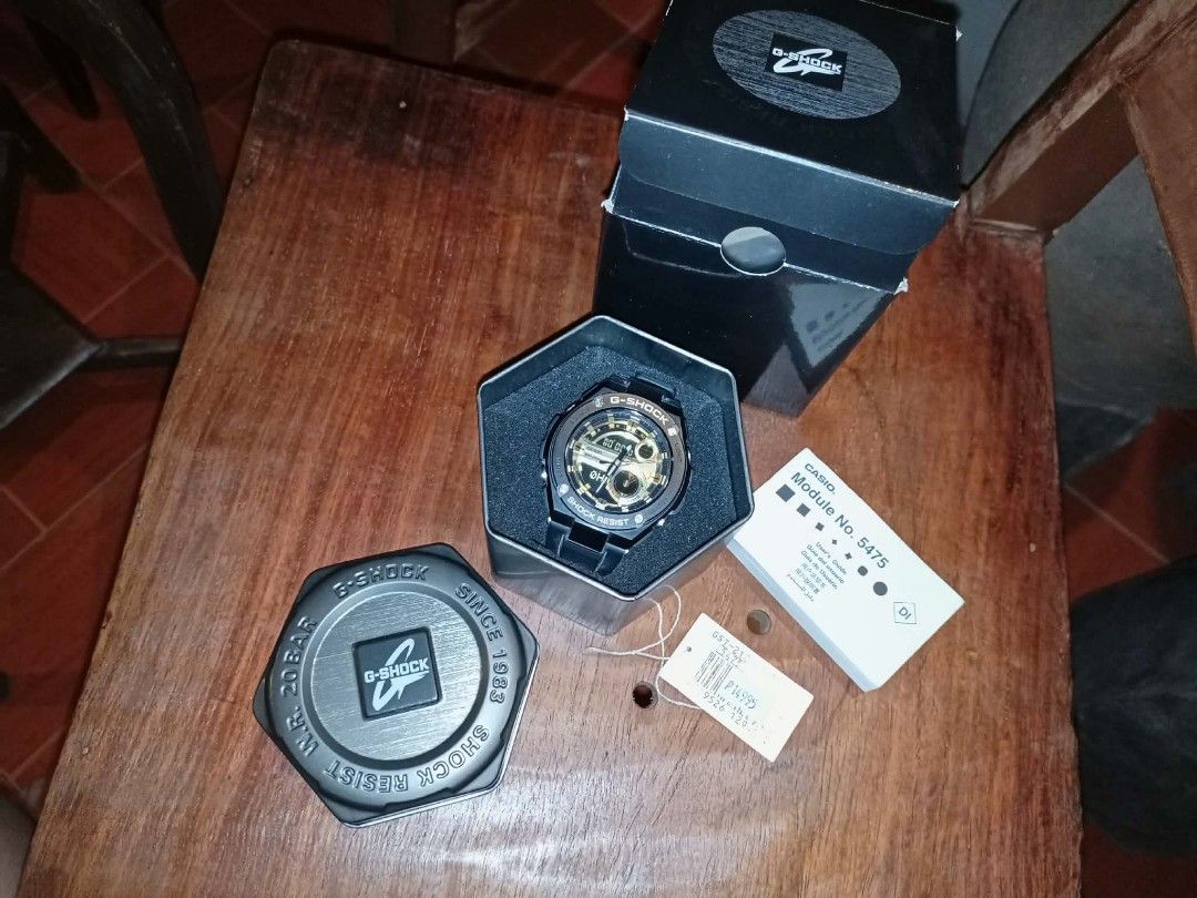 Casio G-Shock (Category: Luxury Watches) located in Manila. Submitted by allensanity8 (Listing ID 1466142778, Image 1). Description: STRICTLY NO TO SWAP ‼️ Selling my well-loved Gshock watch Excellent used condition Used for few events lang Bought for almost 15k way back pa. All working. No issue Location : Sjdm Bulacan Open for pickup, lalamove or LBC Payment upon pickup ❤️.