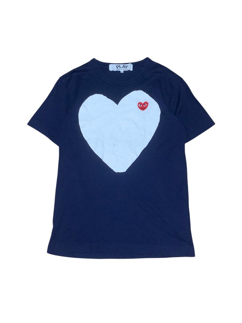 CDG Play (Category: Tshirts & Polo Shirts ) located in Manila. Submitted by lyf_7hrift (Listing ID 1466052785, Image 1). Description: CDG Play Shirt P450 27L 17.5W Dimes 9.5/10 Color Rate Excellent Condition.