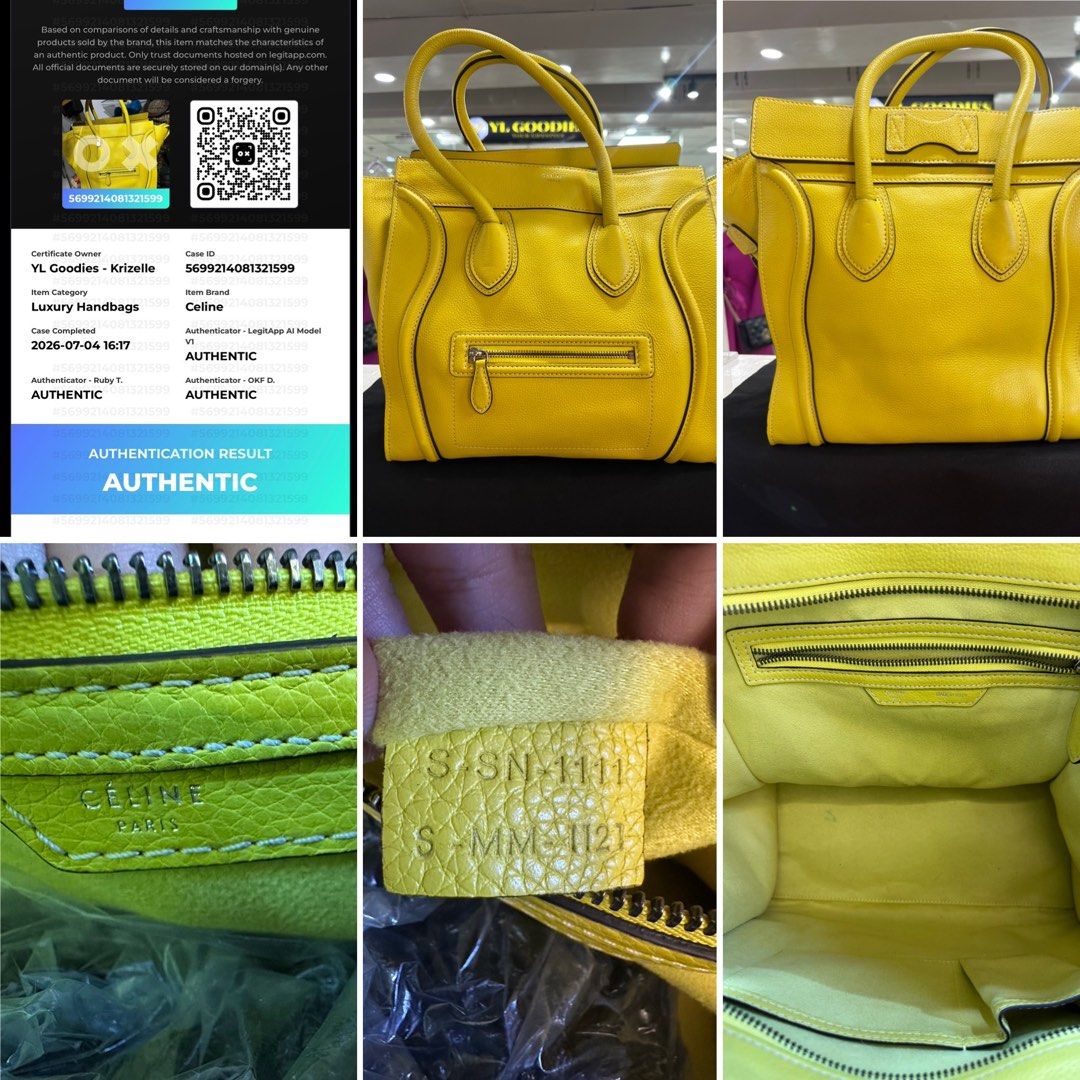 Celine Leather Luggage Tote Bag (Category: Luxury Bags & Wallets) located in Baguio. Submitted by yourlifestyle2600 (Listing ID 1465993056, Image 1). Description: Onhand Authentic Pm for more info or pics.
