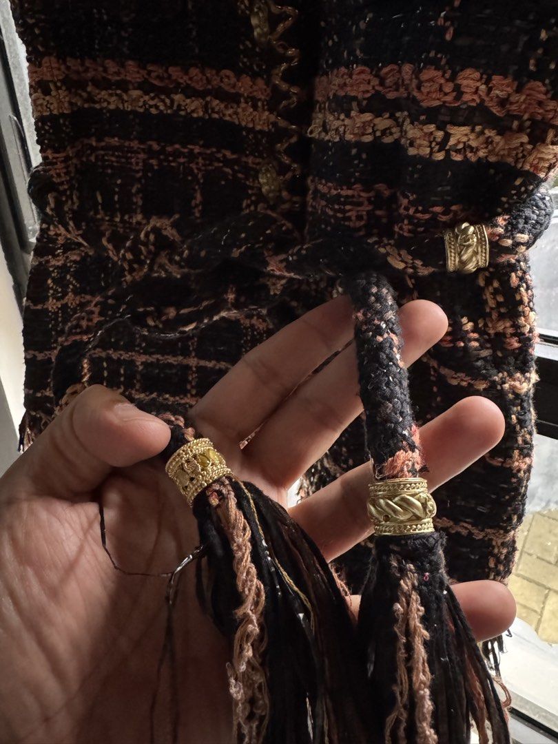 Chanel Tweed Ribbon Jacket (Category: Luxury Apparel) located in Manila. Submitted by thevintage90_sretro. (Listing ID 1466113331, Image 3). Description: Chanel Tweed Ribbon Jacket Made in France Size 38 | Length 24 | Width 18 DM for inquiries.