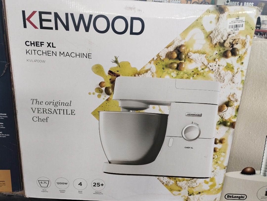 CHEF XL KITCHEN MACHINE (Category: Hand & Stand Mixers) located in Caloocan City. Submitted by dhiony (Listing ID 1465993856, Image 1). Description: -KENWOODBRAND -SALE SALE SALE - WAS 12,999 -NOW 9,999 -WITH WARRANTY/SALES INVOICE.