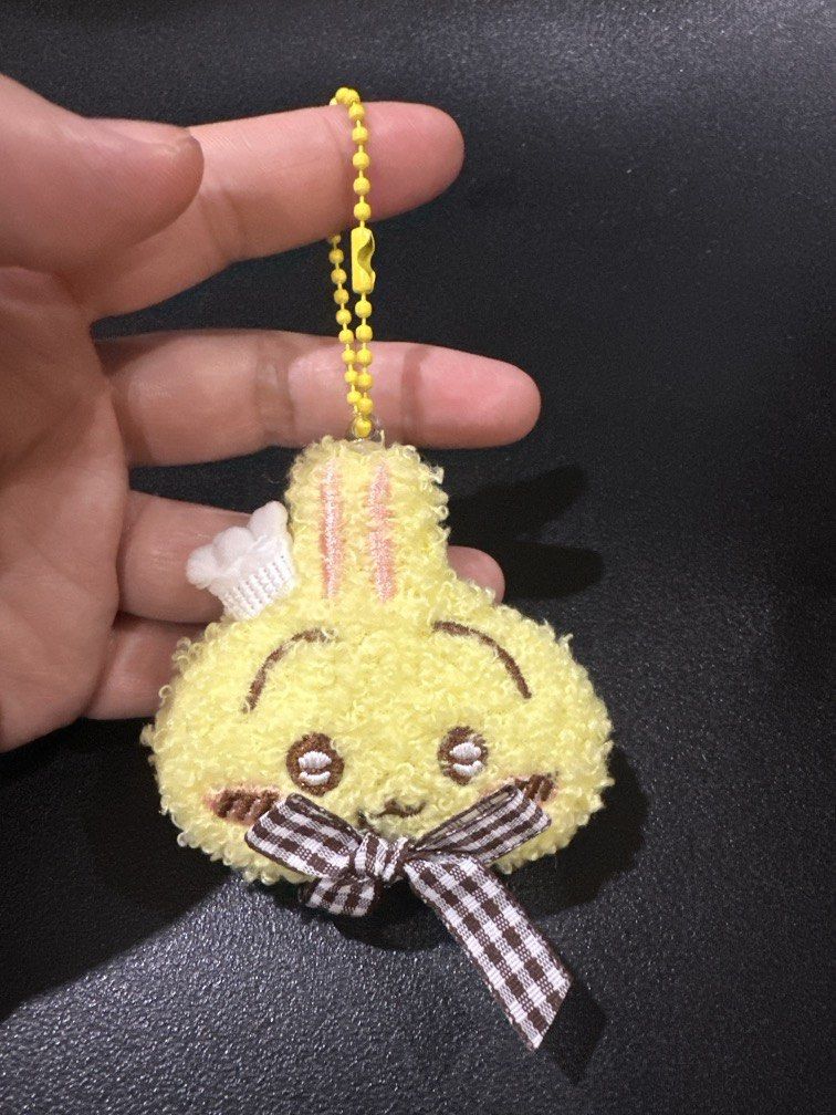Chiikawa Plushie Charm (Category: Stationery & School Supplies) located in Manila. Submitted by krystalchewey_ (Listing ID 1466047422, Image 1). Description: Bnew Actual Photo Posted 189php Plushie NO MARKINGS .