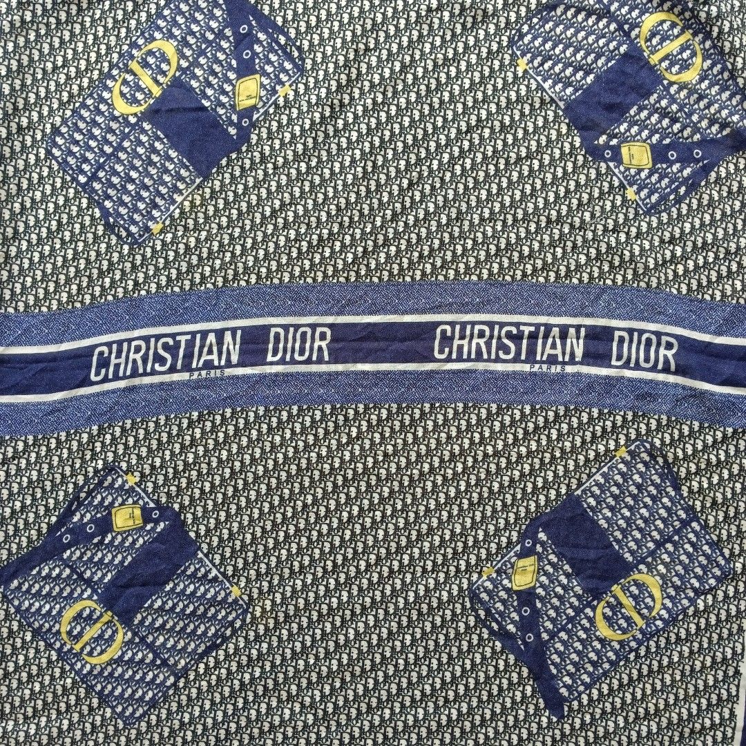 Christian Dior - Monogram Scarf (Category: Scarves) located in Bacolod City. Submitted by drop.ph (Listing ID 1466013484, Image 3). Description: Christian Dior - Scarf *Measurements in inches 39.5-W, 74-L *Excellent *No Flaws *Price: 1,000php *Add SF if outside Bacolod City .