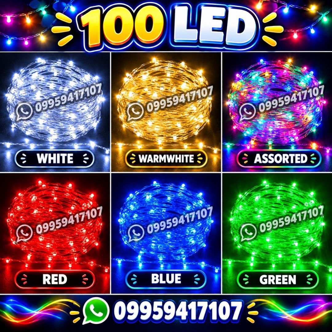 Christmas Lights & Decorations (Category: Looking For) located in Manila. Submitted by jestine26 (Listing ID 1466025097, Image 1). Description: On stock Christmas Lights 100LED 10Meters Steady or Blinking Retail/Wholesale/Bulk orders are accepted. You can visit our physical store or delivery Same Day delivery thru lalamove . Also Available RopeLight 100 meters StripLight 100 meters Curtain Lights 200Lights 4meters 400Lights 8meters DropLights(Met