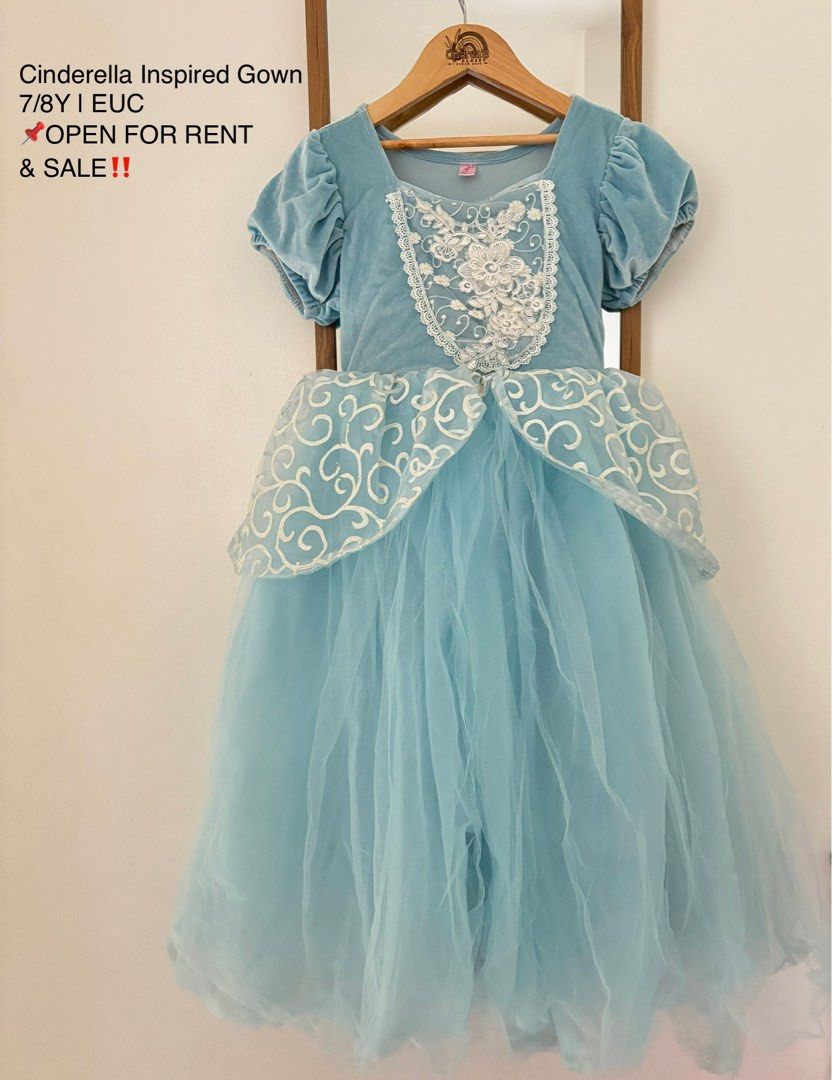 CINDERELLA DRESS/COSTUME (Category: Babies & Kids Fashion) located in San Pablo. Submitted by majhoii (Listing ID 1466069474, Image 2). Description: Disney Princess “Cinderella” Costume/gown Laguna location Jnt shipping .