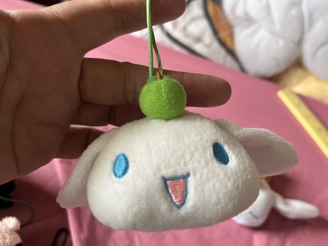 Cinnamonroll bag charms (set) (Category: Plushies & Soft Toys) located in Paranaque City. Submitted by bonsaiart (Listing ID 1465988509, Image 2). Description: Pre owned Good condition Selling as set 750+sf Payment via paymaya or gcash Shipping via j&t No to cod / cop / meetup.