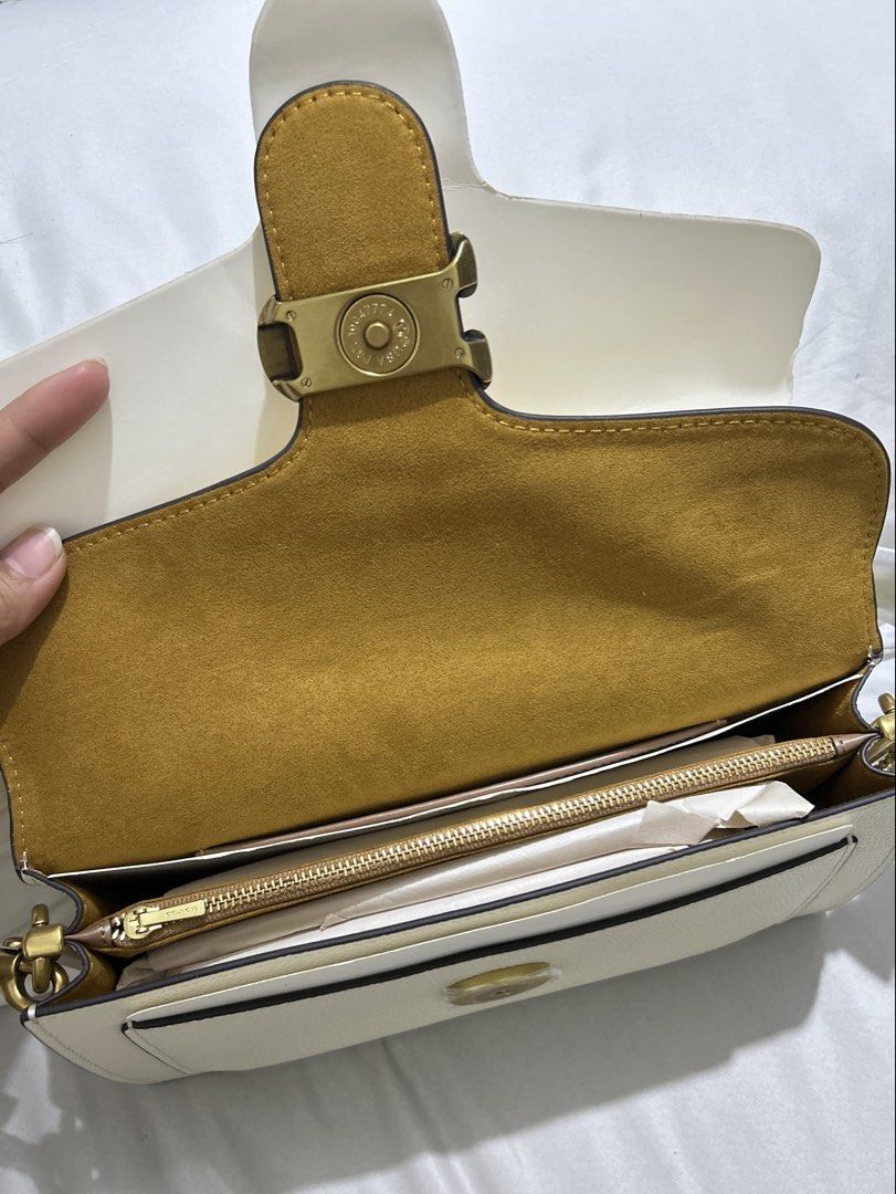 Coach Tabby 26 in Chalk | 2019 OG Release Version (Category: Shoulder Bags) located in Manila. Submitted by bagsmnl.ac (Listing ID 1466092169, Image 2). Description: Letting go of my personal owned. 💗 🌸 100% Authentic | Moneyback if proven fake! ✨ Brand new Tabby 26 in Chalk 🌸 Inclusions: Tag, Poly Plastic, carecard & dustbag only! 💌 DM for more photos & inquiries 📍Sampaloc, Manila 🍒MOP: GCash | COD via Lalamove or Meetup for nearby 📦MOD: 