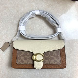 Coach Tabby Shoulder Bag Colorblock Snakeskin Leopard Print, Women's ...