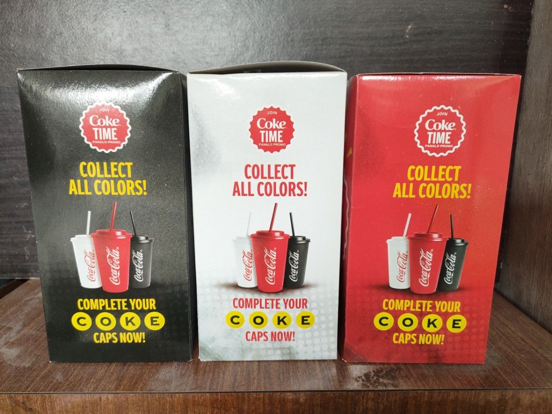 Coca Cola Tumbler (Category: Other Merchandise) located in Malolos. Submitted by anthony_collectibles (Listing ID 1465983350, Image 1). Description: 450 take all 3 design.