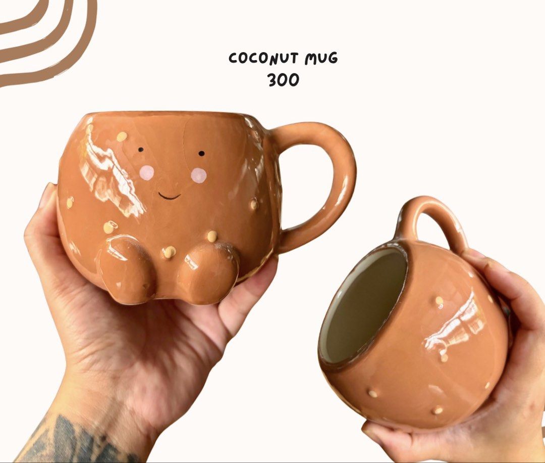 Coconut Mug (Category: Coffee & Tea Tableware) located in Pasig City. Submitted by homeyvibesph (Listing ID 1466148157, Image 1). Description: .