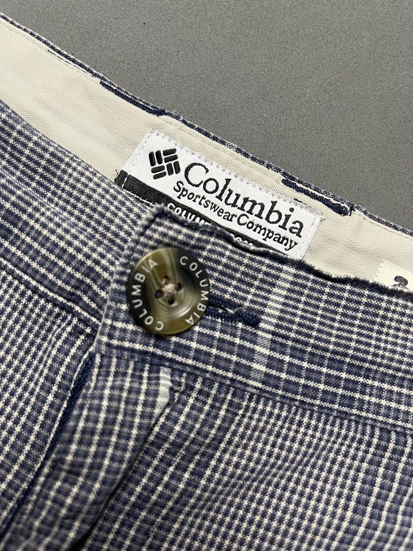 COLUMBIA PLAID CHINO SHORT (Category: Shorts) located in Quezon City. Submitted by kentstuff (Listing ID 1466073070, Image 3). Description: COLUMBIA PLAID CHINO SHORT Waist: 34-36 Length: 20 Leg opening: 12 Condition: Excellent CR: 9/10 Issue: ❌ DISCLAIMER: This is a thrifted item. All brands, logos, and trademarks belong to their rightful owners. We’re here to rehome great pieces — no brand affiliation intended.
