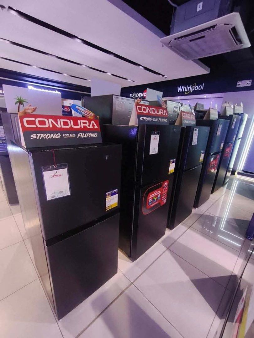 CONDURA TOP MOUNT INVERTER REFRIGERATOR (Category: Refrigerators and Freezers) located in Quezon City. Submitted by maryann5721 (Listing ID 1466124164, Image 1). Description: CONDURA TOP MOUNT INVERTER REFRIGERATOR CTF650i Cash 15,200 CTF107i srp 24,440 cash 22,300 CTF88i srp 21,105 cash 17,200 CTF98i srp 22,220 cash 20,000 CTF77i Cash 16,300 CTF83ICG Cash 17,600 CTF119ICG CASH 24,900 Direct Cool Ctd85mni Srp 21,595 Cash 19,300 CTD93MNI CASH 23,2