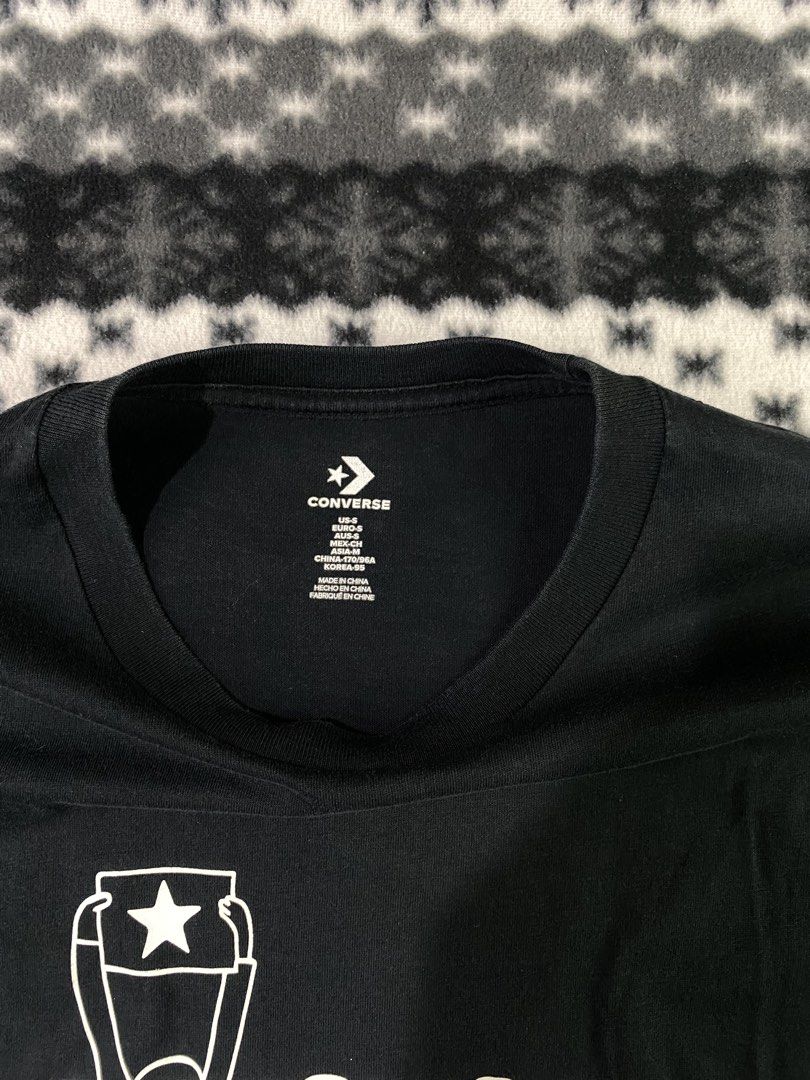 CONVERSE (Category: Tshirts & Polo Shirts ) located in General Santos City (Dadiangas). Submitted by nokkie_thrift (Listing ID 1466124471, Image 3). Description: Converse Excellent condition Dimes 20x27 No issue.