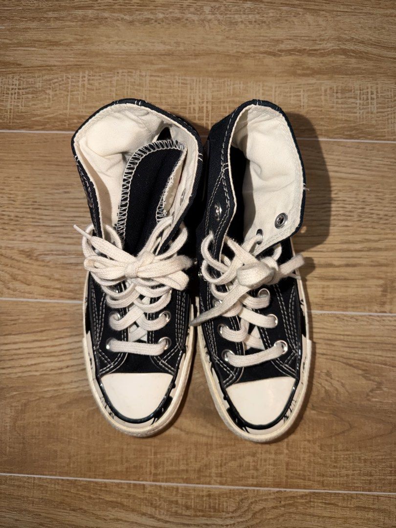Converse Chuck 70 Hi Archive Paint Splatter (Category: Sneakers) located in Pasay City. Submitted by miks_garciaaa (Listing ID 1466124007, Image 2). Description: Authentic Legit Good As new Condition Size 5.5 Us 36 Euro No issue .