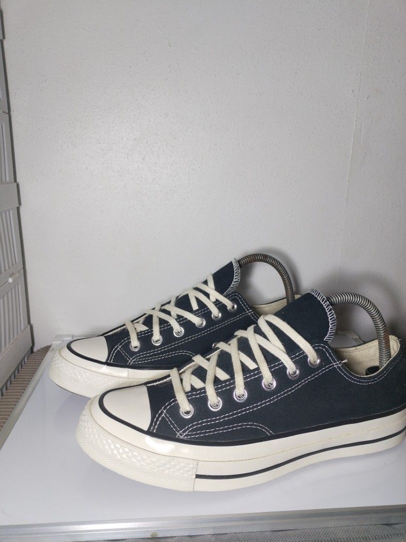 Converse Chuck 70 Low Egret (Category: Casual Shoes) located in Manila. Submitted by dabby1998 (Listing ID 1466010277, Image 1). Description: Mens 7/Womens 9 Twice used then natambak na Bough from Sole 4 All.