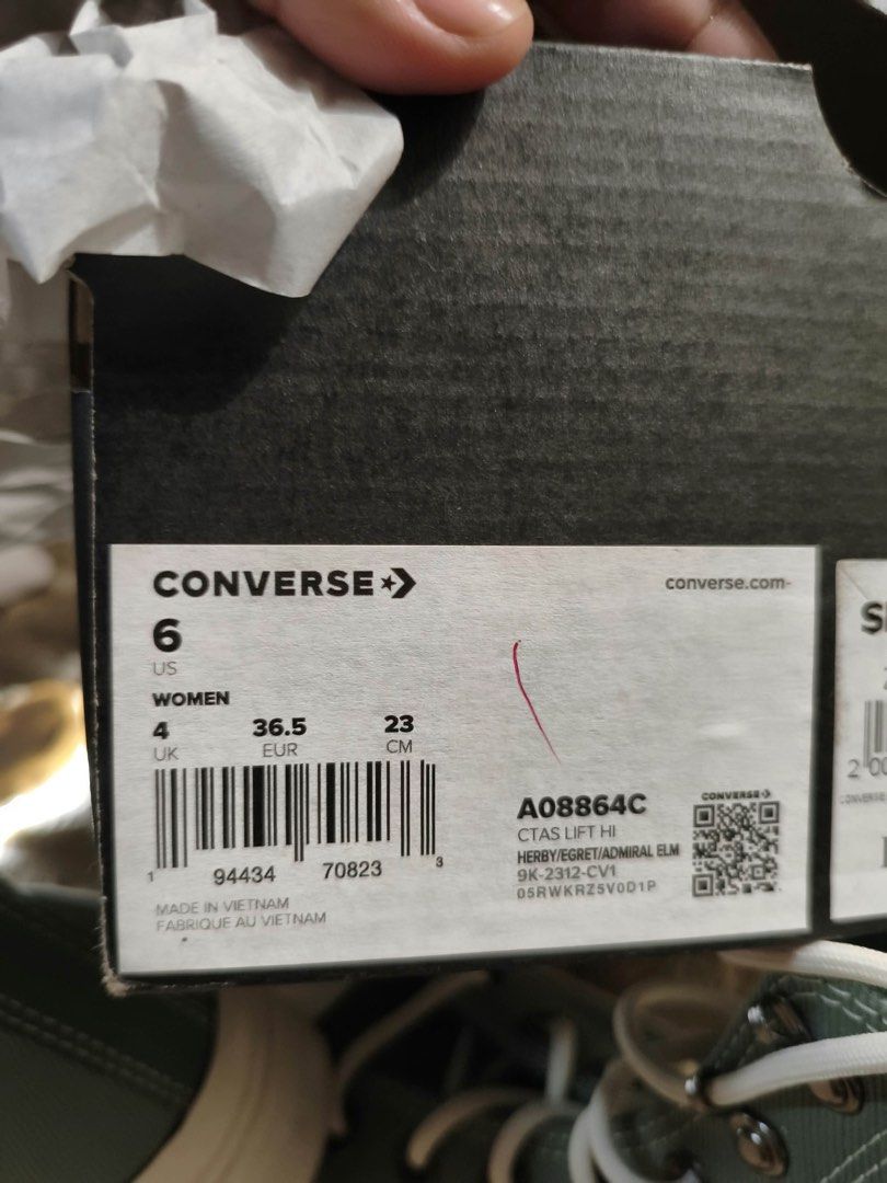 Converse+Adidas (brand new) (Category: Sneakers) located in Bacoor. Submitted by tabbylina (Listing ID 1466082832, Image 3). Description: Declutter Rfs: for lab, checkup and meds.