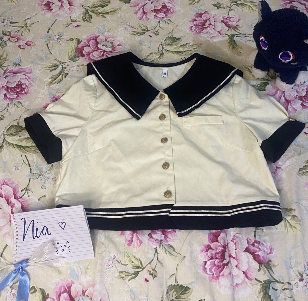 Coquette pre-loved clothes (Category: Blouses) located in Baliuag. Submitted by _niaaanotfound (Listing ID 1465966807, Image 2). Description: Size chart: 1st pic - XL on tag 2nd pic - M on tag 3rd pic - M to XL 150 each Delivery available (buyer shoulders the sf).