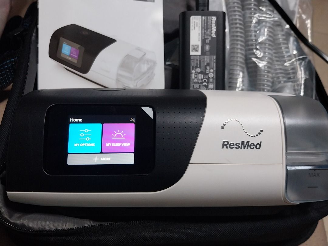 CPAP ResMed AirSense 11 (Category: Health Monitors & Weighing Scales) located in Caloocan City. Submitted by al_addin17 (Listing ID 1466017548, Image 1). Description: CPAP ResMed AirSense 11 -All original -No issues -Unit and power supply -Tubing and mask -Manual and travel bag NOTE: I also have a Philips Dream station... both came from the US... ResMed AS 11 is my second unit..