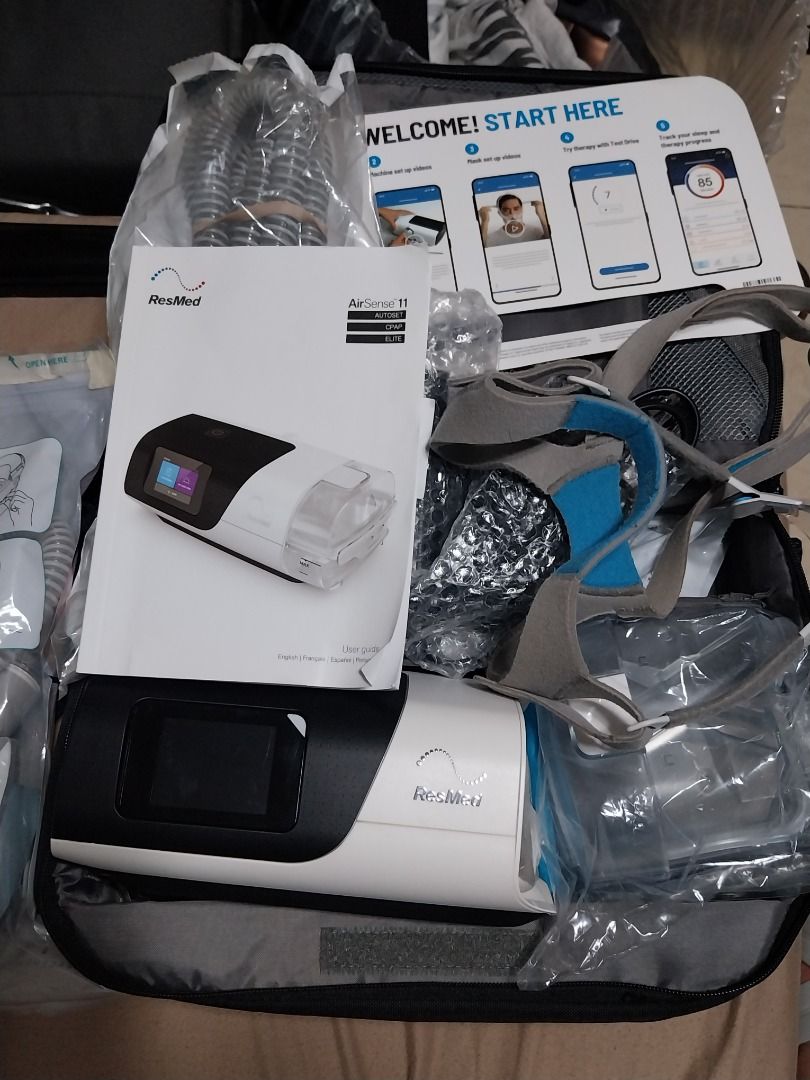 CPAP ResMed AirSense 11 (Category: Health Monitors & Weighing Scales) located in Caloocan City. Submitted by al_addin17 (Listing ID 1466017548, Image 2). Description: CPAP ResMed AirSense 11 -All original -No issues -Unit and power supply -Tubing and mask -Manual and travel bag NOTE: I also have a Philips Dream station... both came from the US... ResMed AS 11 is my second unit..