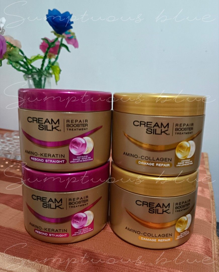 Creamsilk keratin (Category: Hair) located in Las Pinas. Submitted by sumptuousblueph (Listing ID 1466125665, Image 1). Description: Authentic 100℅ Daily Treatments: Items labeled as daily treatments are safe for everyday application to help fix severe damage. .