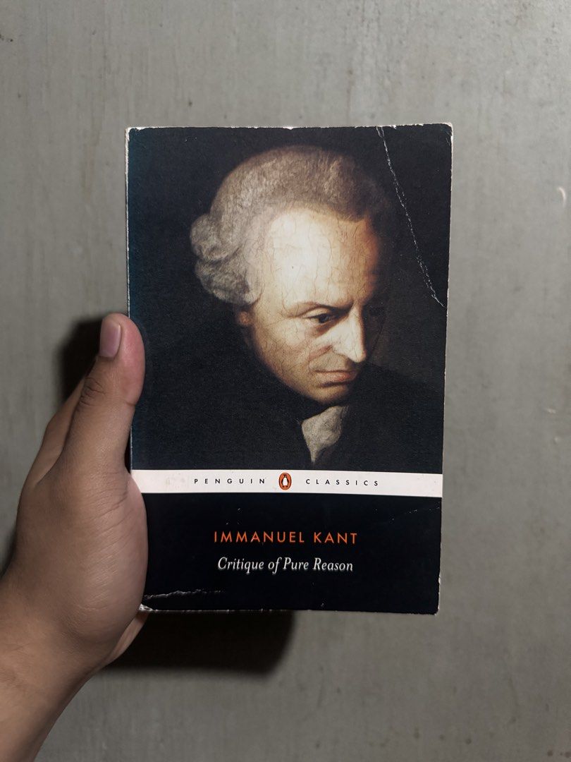 Critique of Pure Reason (Category: Storybooks) located in Manila. Submitted by mattmurdock98 (Listing ID 1466085447, Image 1). Description: For Sale: Critique of Pure Reason by Immanuel Kant Penguin Classics Condition: Fair (has pencil writings) Price: Php 500.00 Location: San Andres Street, Malate, Manila Mode of Payment: BDO Bank Transfer.