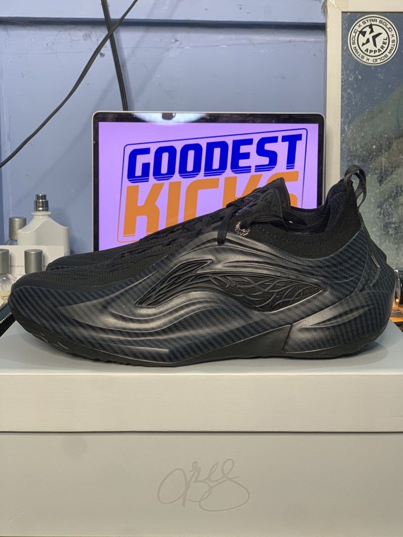 Curry x JB4 ‘Dark Knight’ PE (Category: Sneakers) located in Makati City. Submitted by GoodestKicks (Listing ID 1466116550, Image 2). Description: 🦇🌑 PRE-ORDER | ACTUAL PHOTOS 🌑🦇 🏀 CURRY BRAND × LI-NING 👟 JB 4 ‘DARK KNIGHT’ PE 📸 ACTUAL PHOTOS OF THE PAIR 🚨 LIMITED PAIRS AVAILABLE ⚠️ Selected quantities only — secure your size while available! 📏 AVAILABLE SIZES — LI-NING SIZING: • US 7 • EU 40 • 25 CM • US 7.5 • EU 40.5 • 25.5 CM • US 8 •