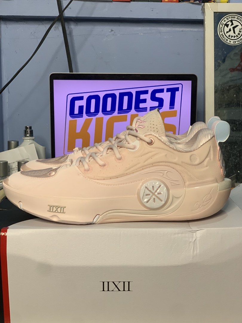 Curry x WOW 12 ‘Cherry Blossom’ (Category: Sneakers) located in Makati City. Submitted by GoodestKicks (Listing ID 1466116124, Image 2). Description: 🌸🔥 PRE-ORDER | ACTUAL 🔥🌸 🏀 CURRY BRAND × LI-NING 👟 WAY OF WADE 12 ‘CHERRY BLOSSOM’ PE 📸 ACTUAL PHOTOS OF THE PAIR One of the most eye-catching releases from the Curry × Li-Ning collection — the WOW 12 ‘Cherry Blossom’ PE combines an unmistakable pink floral-inspired look with the performance 