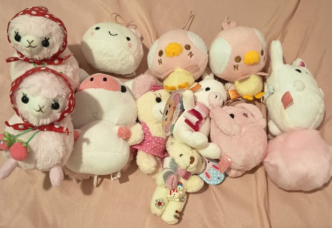 CUTE JAPAN PLUSHIES ALPACASSO ETC (Category: Plushies & Soft Toys) located in Manila. Submitted by whysowhymsi (Listing ID 1466058147, Image 2). Description: 100-250 each.