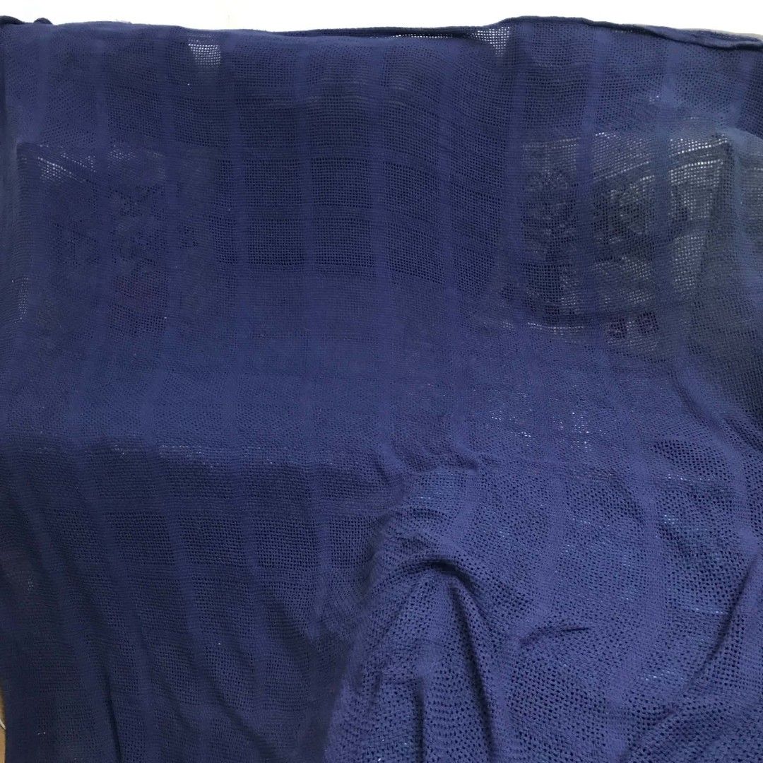 Dark Purple Woven Textured Blanket King size (Category: Everything Else Others) located in Imus. Submitted by stop_shop7 (Listing ID 1466031737, Image 3). Description: - Color: Deep purple - Material: Medium weight woven fabric - Design: Textured grid pattern with solid border edges .