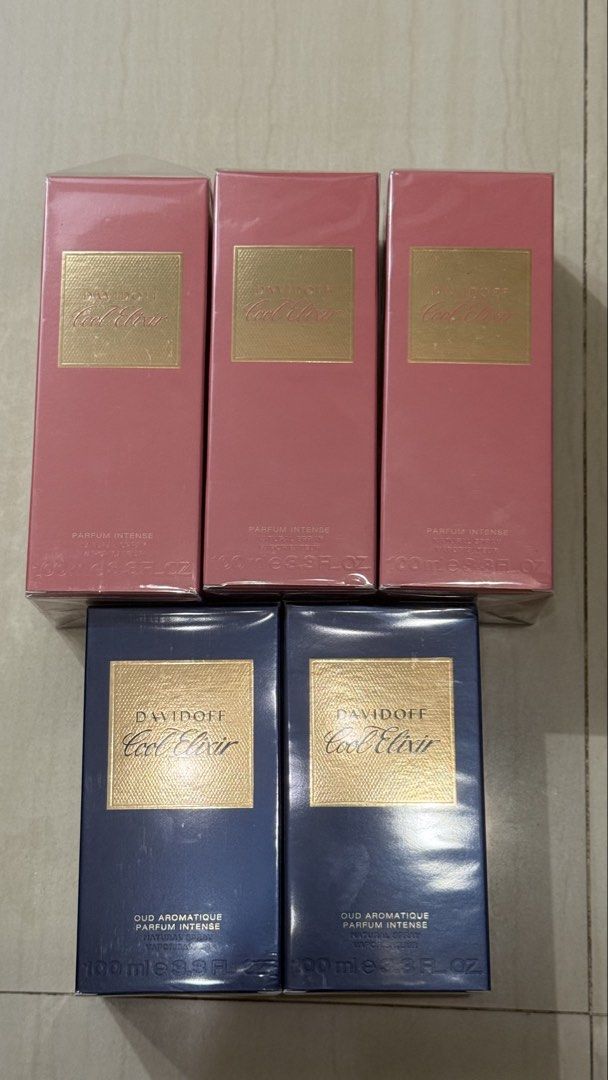 Davidoff Cool Elixir Parfum Intense 100ml Fragrance (Category: Fragrance & Deodorants) located in Antipolo. Submitted by japanese.siomai (Listing ID 1466002053, Image 1). Description: 🌺 Davidoff Cool Elixir For Women Parfum 100ml ✨ Brand New In Box & Sealed. Bold, luxurious, and unforgettable. Cool Elixir for Women is made for those who love rich floral scents with a warm, sensual finish. Perfect for evenings, date nights, or whenever you want t