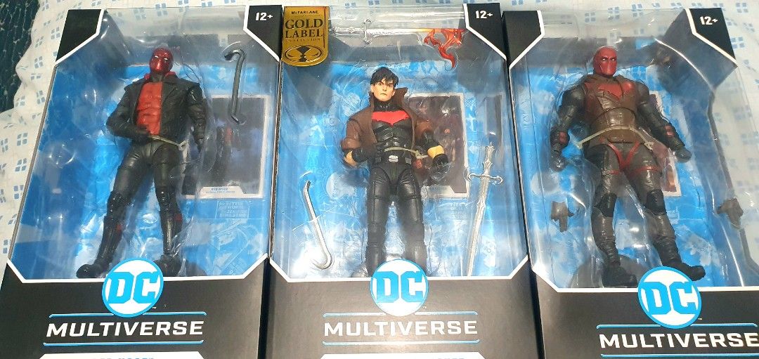 DC Multiverse Red Hood Action Figure Collector Edition (Category: Figurines & Statues) located in Cainta. Submitted by origeetostore (Listing ID 1465955975, Image 2). Description: ***SELLING AS SET ONLY*** RED HOOD (JASON TODD) COLLECTION ALL SEALED, MISB. (Except DC Direct Jason Todd Hush) *BIB, but in good condition. Note: I can include another Mystery Mini Robin and Batman. (chase figure) RFS: Need funds location: Greenland Cainta Rizal Buyer 