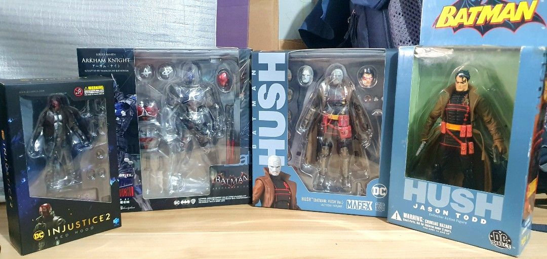 DC Multiverse Red Hood Action Figure Collector Edition (Category: Figurines & Statues) located in Cainta. Submitted by origeetostore (Listing ID 1465955975, Image 1). Description: ***SELLING AS SET ONLY*** RED HOOD (JASON TODD) COLLECTION ALL SEALED, MISB. (Except DC Direct Jason Todd Hush) *BIB, but in good condition. Note: I can include another Mystery Mini Robin and Batman. (chase figure) RFS: Need funds location: Greenland Cainta Rizal Buyer 