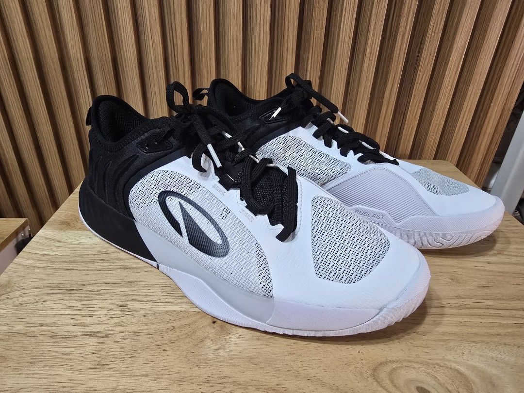 Decathlon Tennis Shoes (Category: Casual Shoes) located in Quezon City. Submitted by allthingsgoode_men (Listing ID 1466107930, Image 1). Description: - Color: Classic black and white - Upper: Breathable mesh for maximum airflow - Outsole: Durable rubber with textured grip for traction - Support: Padded collar for extra ankle support - Use: Ideal for tennis, pickleball, any racket sport - Details: Clean white midsoles with contrast branding RFS: 